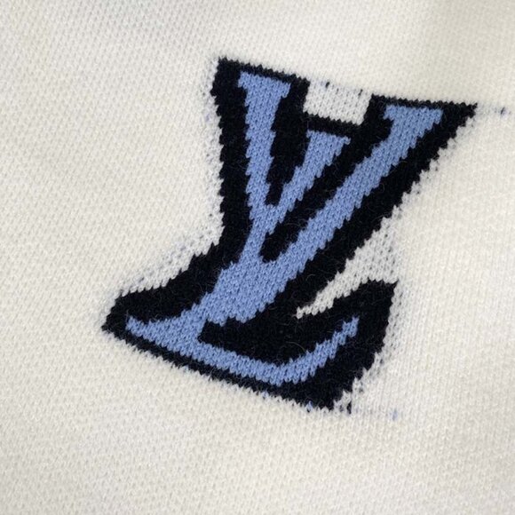 Louis Vuitton Jacquard Knit Wool Pullover Crew Neck Sweater - Picture 6 of 9
